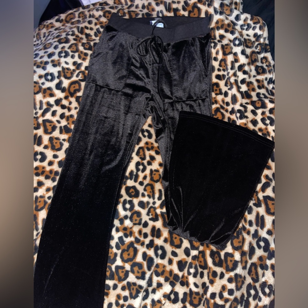 black vintage joggers